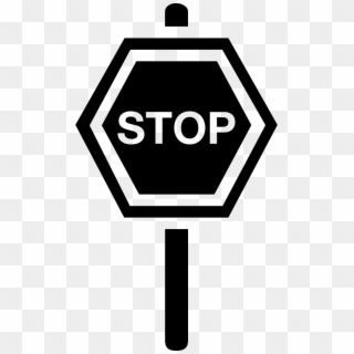 Urban Street Traffic Signal Of Stop In Hexagon On A - National Road Safety Week 2019 Clipart