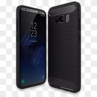 410-soft Tpu Brushed Carbon Fiber Texture Phone Case - Samsung Galaxy S8 Hoesje Mediamarkt Clipart