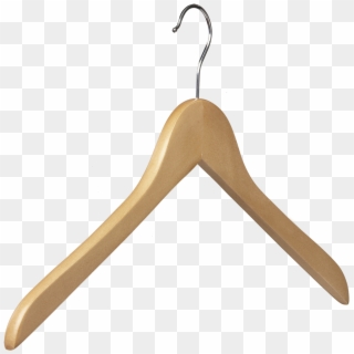 Lotus Wood Hangers - Clothes Hanger Clipart
