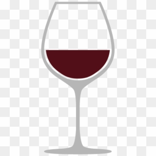 Burgundy Glass - Red Wine Glass Outline Clipart