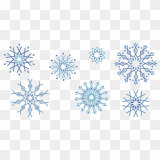 Snowflakes Free Png Image - Geometric Snowflakes Clipart