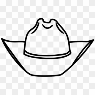 Cowboy Hat Drawing Front Clipart