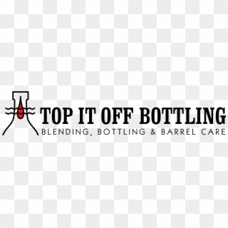 Top It Off Bottling - Black-and-white Clipart