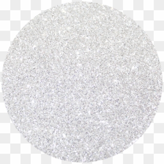 White Glitter Png - Circle Clipart