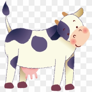 Cow Vector Png - Cartoon Clipart