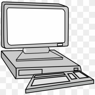 Computer Clipart Black And White - Png Download