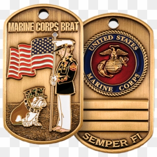 Us Marines 27 X 50 Inch Beach Towel , Png Download - Marine Corps Dog Tags Clipart