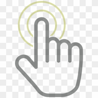Order Onlin Eoxford Website Icon - Finger Pointing Icon Clipart