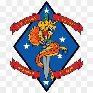 1st Battalion 4th Marine Regiment Of United States - 1st Battalion 4th Marines Clipart