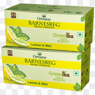 Buy Barnesbeg Lemon & Mint Green Tea - Box Clipart