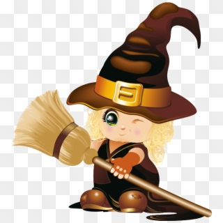 ‿✿⁀halloween‿✿⁀ - Baby Witch Clipart