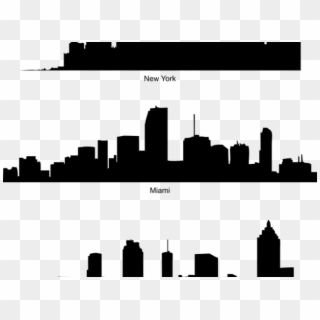 Atlanta Skyline Vector - Silhouette Clipart