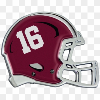 University Of Alabama Crimson Tide Chrome Helmet Auto - Football Helmet Clipart