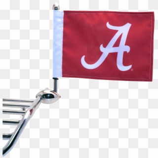 Shown On 1/2" Football Flag Mount - Alabama Crimson Tide Logo Clipart