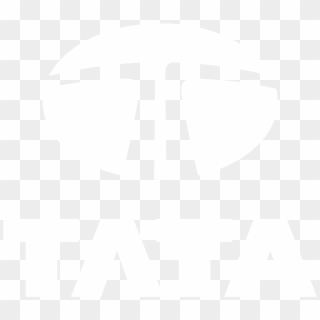 Tata - Tata Consultancy Services Logo White Clipart