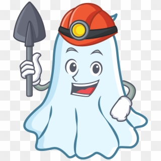 Well, Since It's Halloween, I'll Go With Ghost Miner, - Miner Easter Clipart
