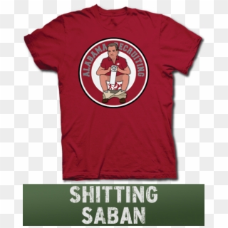 Saban Shitting Players Tee Shirt - T Shirt Clipart