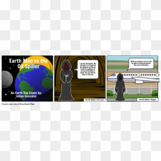 Earth Man Comic - Cartoon Clipart