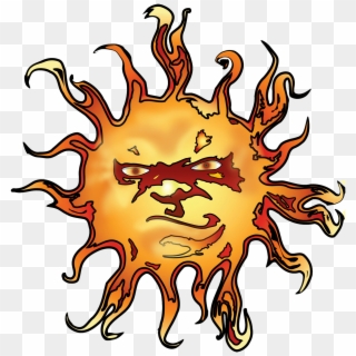 Hot And Humid Png - Hot Sun Clipart