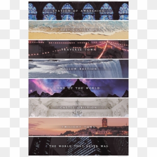 Kingdom Hearts Original Worlds - American Falls Clipart