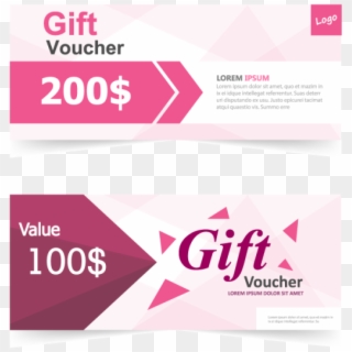 Graphic Free Library Colorful Voucher Template With - Gift Voucher Template Png Clipart