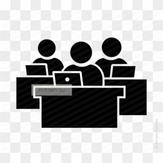 People At Computers Icon Clipart
