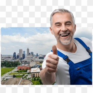 Local Guys You Can Trust - Smiling Repair Man Clipart