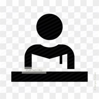 Image Transparent Library Reader Icon Of Man Sitting - Vector Reader Clipart