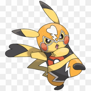 Pokemon Pikachu Libre Is A Fictional Character Of Humans - Pikachu With Black Tail Clipart