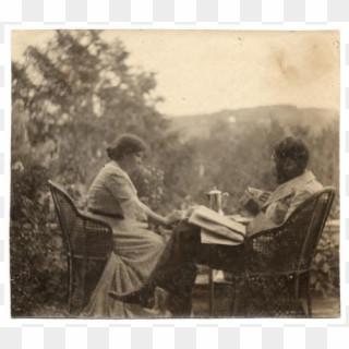 Louise And Kenyon Cox At A Table Outdoors, 1896 - Kenyon Cox Clipart
