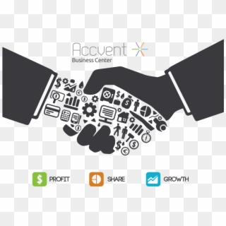 Handshake - Digital Cooperation Clipart