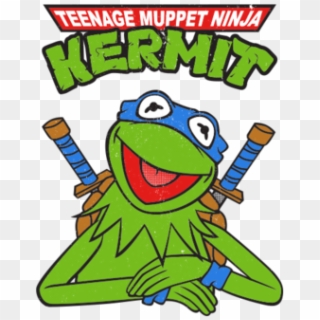 Teenage Muppet Ninja Kermit By Ninjae - Cartoon Clipart