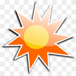 Sun Clip Art With Transparent Background - Güneş Yildizli Logo - Png Download