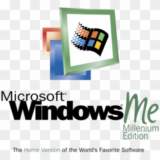 Microsoft Windows Millenium Edition Logo Png Transparent - Windows Millennium Edition Logo Clipart