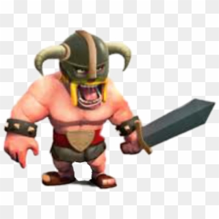 #barbarian #clash Of Clans #video Game #character #freetoedit - Barbarian Coc Lvl 8 Clipart