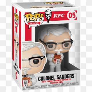 The Colonel's Official Debut As A Funko Figurine Features - Colonel Sanders Funko Clipart