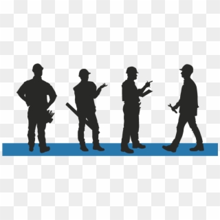 However, We Should Not Conflict Lone Workers And Distant - Construction Workers Silhouette Clipart