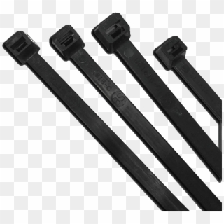 Long Black Cable Ties Png , Png Download - Plastic Ties 7.6 Clipart