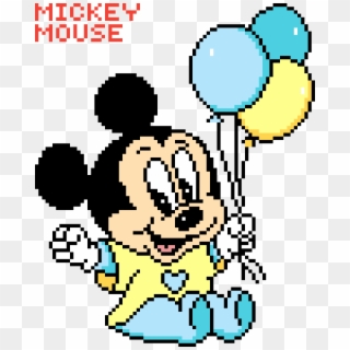 Mickey Mouse Pixel Art - Punto Croce Jole Minnie Clipart