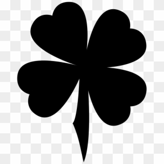 Use The Shamrock As A Clipping Mask - Four Leaf Clover Vector - Png Download