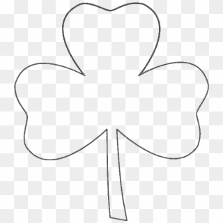 A Drawing Of Three L - St Patrick Day Leaf Clipart