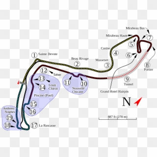 Monaco Grand Prix Circuit Clipart