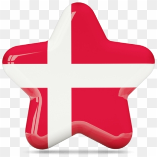 Illustration Of Flag Of Denmark - Flag Of Kosovo Clipart