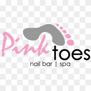 Pink Toes Logo Final - Sony Ericsson F305 Pink Clipart