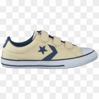 Boys White Converse Sneakers Star Player 3v Ox Kids - Converse Clipart