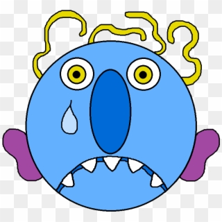 Sad Monster Cartoon Png Clipart