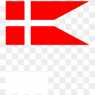 Split Flag Of Denmark Clip Art At Clker - Dannebrog Split - Png Download