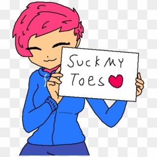 Suck My Toes - Cartoon Clipart