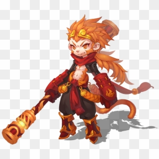 Wukong Png , Png Download - Sun Wukong Anime Clipart