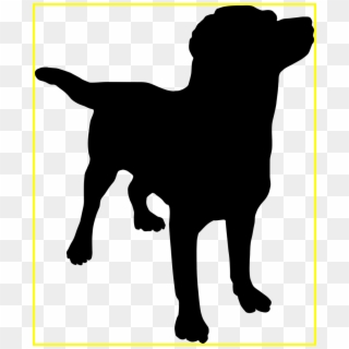 Clipart Black And White Library Shocking Silhouette - Dog Silhouette No Background - Png Download